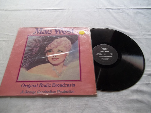 Lp Vinil - Mae West - Original Radio Broadcasts