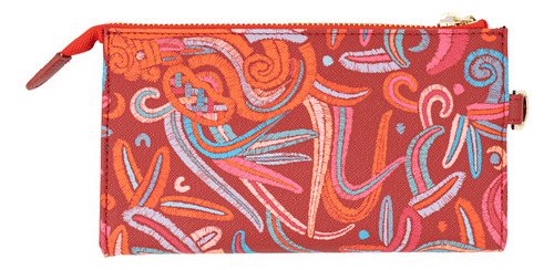 Bolsa Cheen Pineda Covalin Diseño Quetzalcóatl Rojo Color Rojobcsq