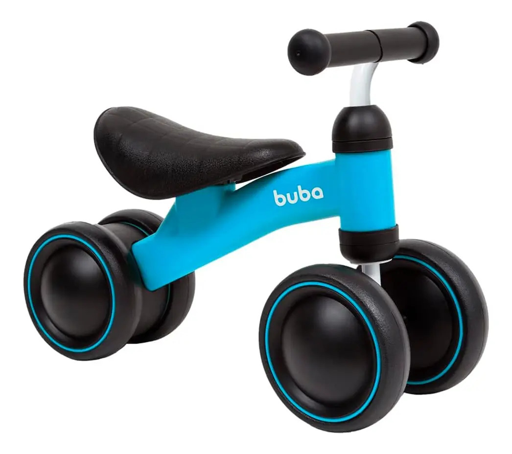 Bicicleta de Equilíbrio Sem Pedal Infantil Bebês Vermelha/Azul