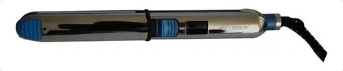 Plancha De Cabello Frigga Fa-1077 Plateada Y Azul