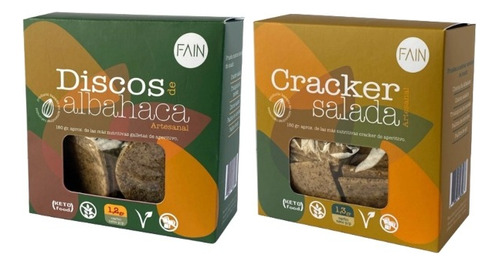 Pack X2 Crackers Saladas Keto (sin Gluten/vegano)