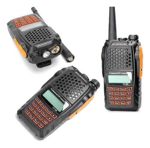 Radio Ht Walk Talk Dual Band Uhf Vhf Fm Baofeng Uv-6r 7w