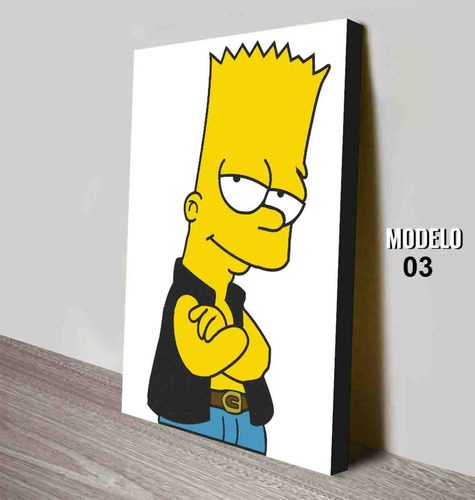 Los Simpsons Bart - Cuadro Para Regalar
