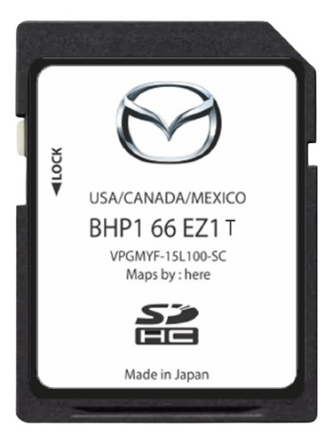 Tarjeta De Navegación Mapas Mazda 3  2014 -2018