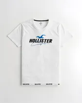 Comprar Playera Hollister Con Logo Bordado Hombre