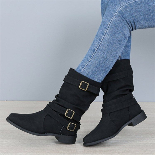 0 Botas Grandes Y Redondas Para Mujer, Botas Og Snow Headabl
