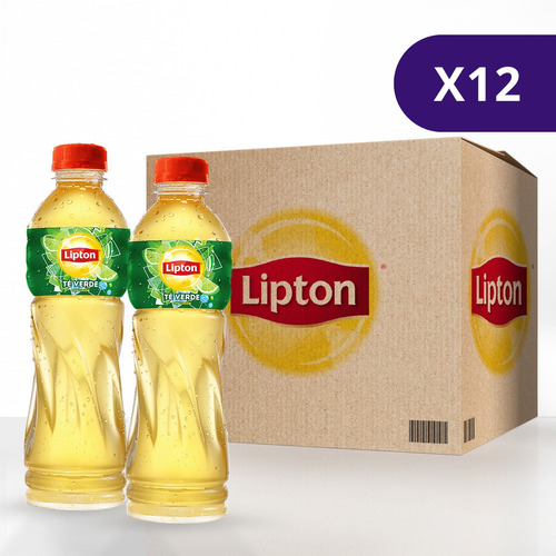 Imagen 1 de 2 de Lipton Té Frío Verde Sabor A Limón 500ml. 12 Unidades