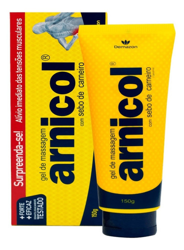 Arnicol Gel De Massagem 150gr Com Sebo De Carneiro