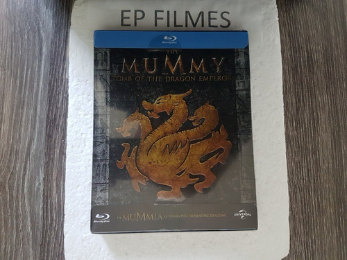 Blu Ray Steelbook A Múmia - Tumba Do Imperador Dragão - Leg