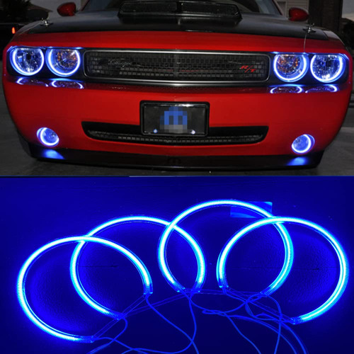 Qiuko In Ccfl Anillo Halo Kit Led Ring Para Bmw Serie Azul