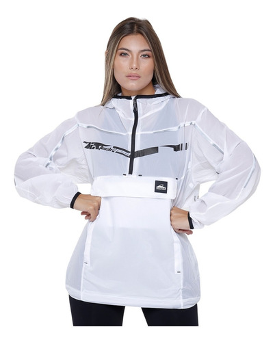 Rompeviento Anorak Unisex Alfa Montagne Empacable Comodo