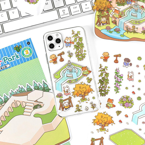 Pegatinas De Escena De Casa 3d Lindo Juego De Calcomanías De