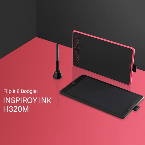 Tableta De Dibujo Black Huion Inspiory Ink H320m 5080 Lip Ar