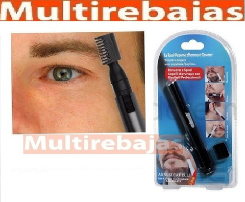 Afeitadora Precicion Led Barba Nariz Cejas Bigote