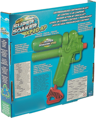Nerf- Pistola De Agua Super Soaker Xp20-ap Hasbro