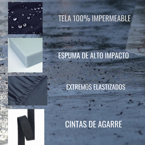 Cubre Auto Antigranizo Impermeable Jeep Renegade Uv Gris Oscuro