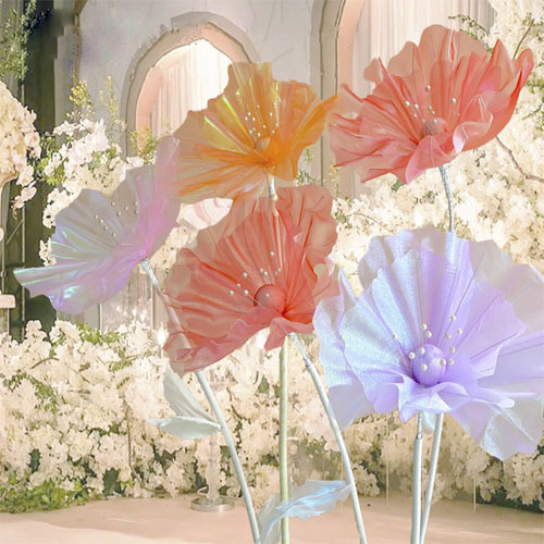 Decoração De Festa De Casamento Com Flor Gigante De 50 Cm