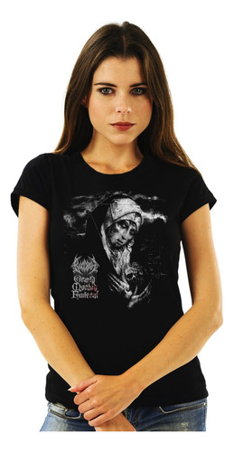 Polera Mujer Bloodbath Grand Morbid Funeral Metal Impresión