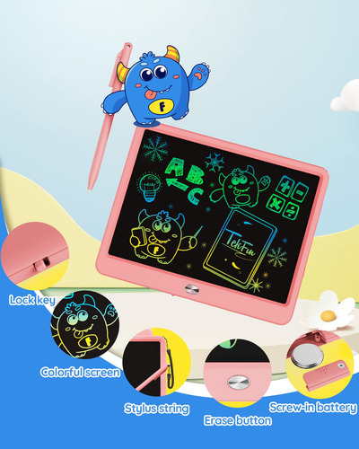 Ea Tableta De Escritura Lcd Tekfun De 12 Pulgadas For Niños