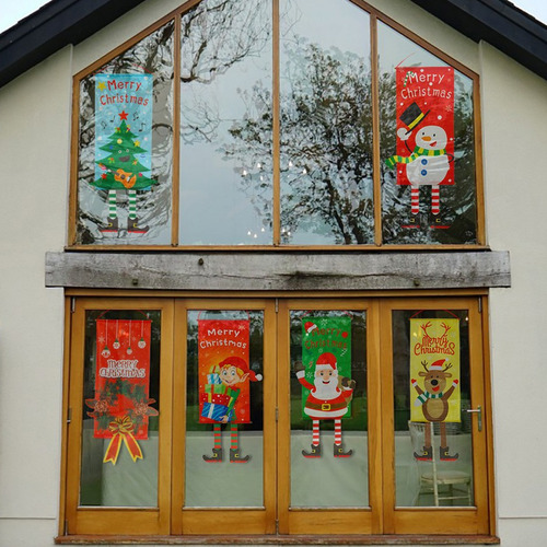Imagen 6 de 6 de Banner De Pared De Navidad, Tapiz Para Colgar, Arte De Pared