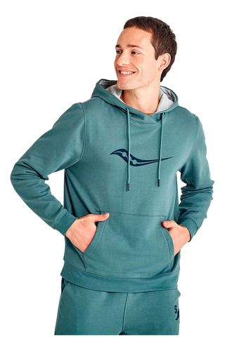 Saucony Buzo Hoodie Rested - Hombre - 29117354137
