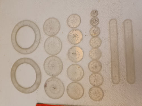 Antiguo Espirografo Lili Ledy, Incluye 21 Pzas E Instructivo (Usado)