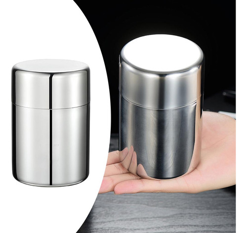 Recipiente De Almacenamiento De Los 400ml Los 7.5x11cm Plata