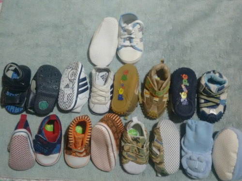 Zapatos Para Bebé. Talla 18 (6m) Y 19 (12m). adidas Gigetto