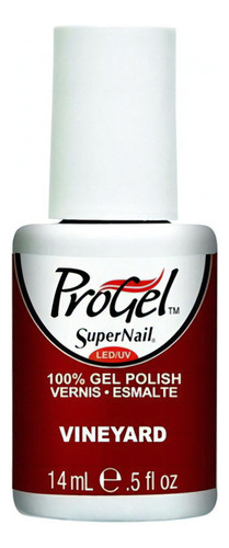 Esmalte Semipermanente Supernail Progel Vineyard 14ml Color Vino