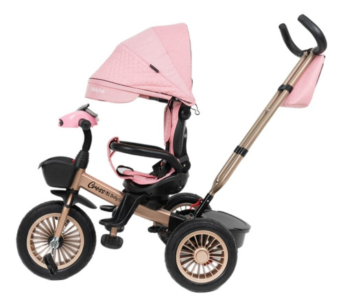 Triciclo Para Niños Con Usb Asiento Giratorio Llantas Aire