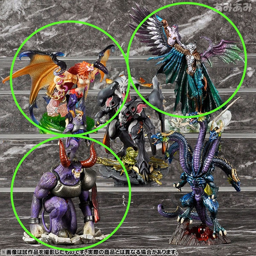 3 Action Figure Final Fantasy Summon Original Faço Por 399 (Usado)