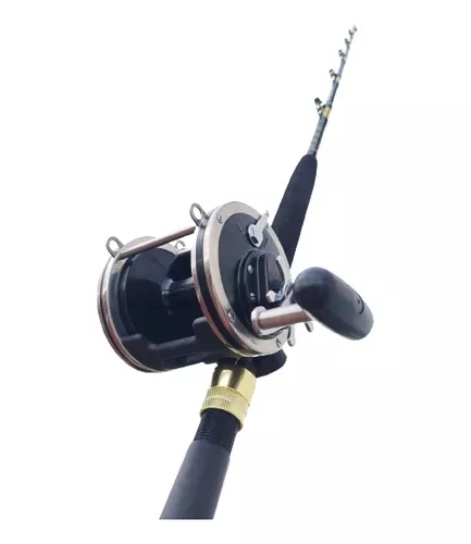 Combo Caña 120 Lb Carrete Pesca Troleo Penn 9/0 - No Shimano