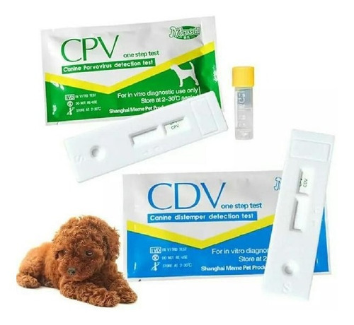 Kit De Descarte De Parvovirus Y Distemper Canino