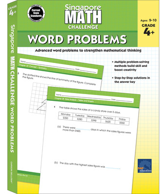 Libro Singapore Math Challenge, Grades 4+ - Singapore Math