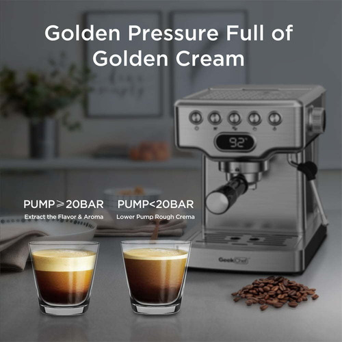 Cafetera Eléctrica 2 En 1 Geek Chef 2 Tazas 950 Vatios En