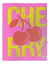 Comprar Carpeta Rocker Dibujo N5 Oficio 3 Solapas Elástico Mooving Color Cherry