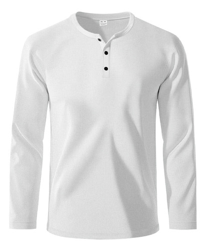 Polera Básica Para Hombre, Estilo Gofre Casual, Polera Henry