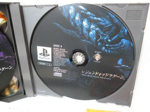 The Legend Of Dragoon Playstation 1 Original 3 Cd Japan (Usado)