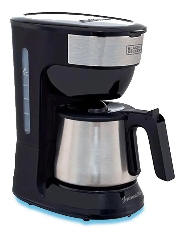 Cafeteira Elétrica Jarra Inox 38 Cafés Cm38 Black+decker Cor Preto/Inox