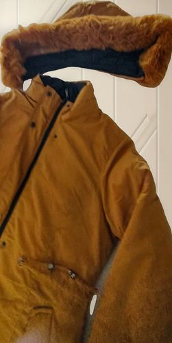Parka Reversible Mujer Con Capucha Desmontable Y Abrigo