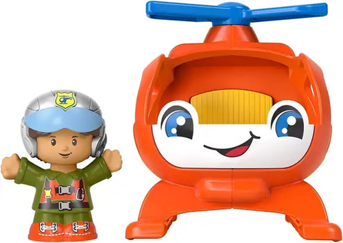 Fisher Price - Vehículo Little People Ggt33 Helicoptero