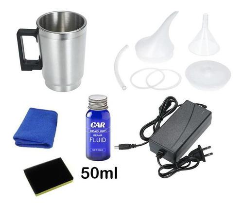 Imagen 1 de 8 de Revitalización De Polímero De 50 Ml En Faros+taza De Porcela