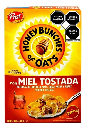 Cereal Post Honey Bunches Of Oats De Miel Con 340 G