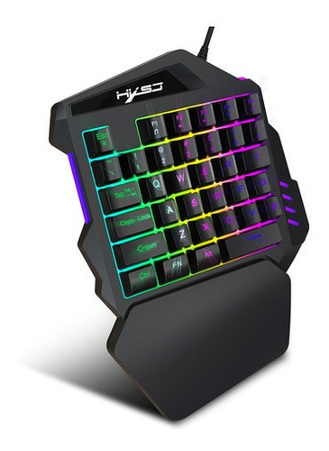 35 Teclas 1 Teclado Mão + Mouse Hxsj J50 Gamer