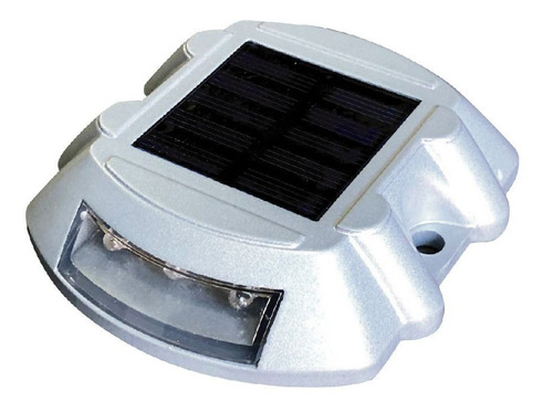 Tacha Solar Led Vial Intermitente Blanca - Excelente Calidad
