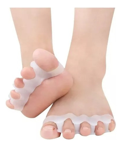 Separador Par Silicona Protector Del Dedos Pie Hallux Valgus