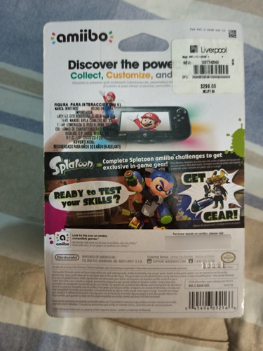 Inkling Boy Splatoon Series Nintendo Amiibo (Usado)