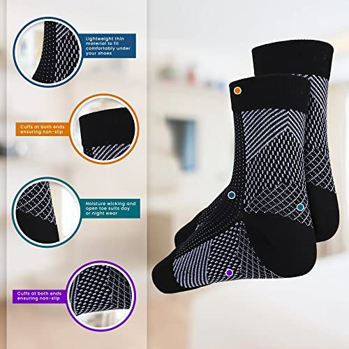 Calcetines De Compresión Para Fascitis Plantar, Manga De Co
