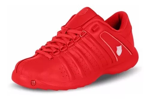 Tenis K02416 Swiss Rojos Piel Originales Y En Caja Envío