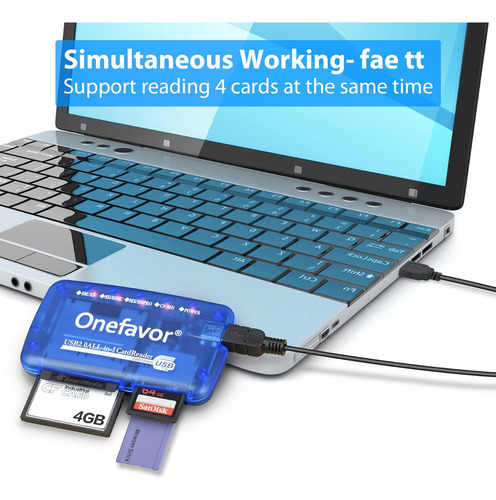 Escritor De Lector De Tarjetas Smartmedia Onefaveve, Adaptad